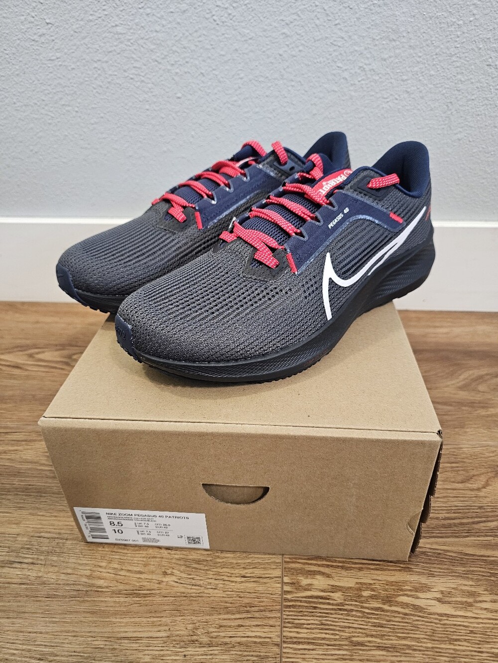 Nike Zoom Pegasus 40 New England Patriots Men’s NFL DZ5987-001 Shoes
